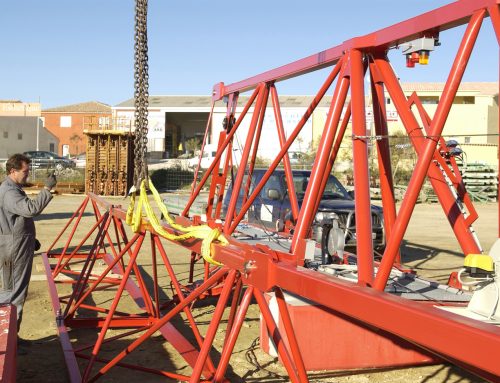 Montage Grue à Tour Comédil CTT 161/A-8 – 1er partie