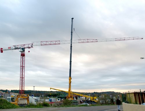 Montage Grue à Tour Comédil CTT 161/A-8 – 3e partie