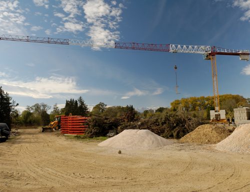 Grue à tour Soïma SGT 5510 TL sur rails