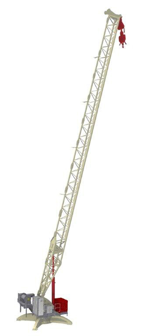 terex-cdk-100-16-(derrick)-luffing-jib-tower-crane