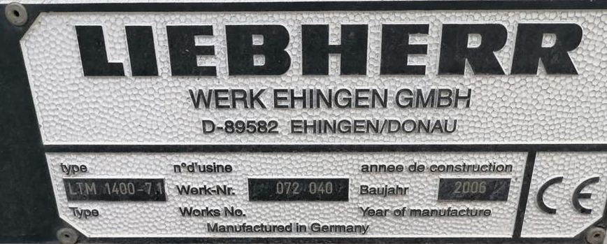 LIEBHERR LTM-011